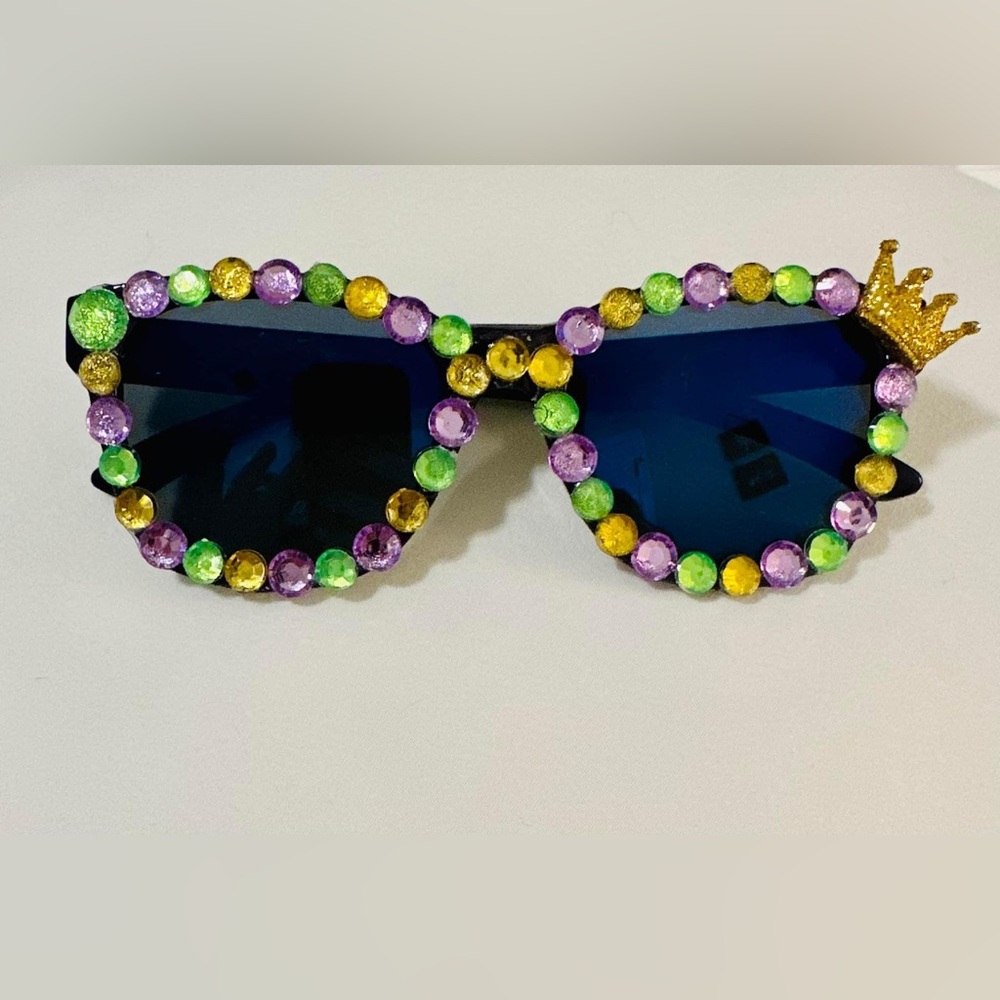 Mardi Gras Glasses